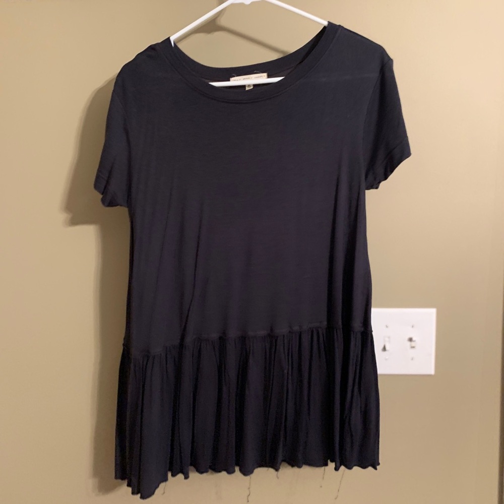 Truly madly deeply peplum tee